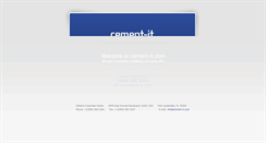 Desktop Screenshot of cement-it.com