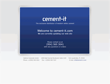 Tablet Screenshot of cement-it.com